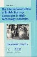 The Internationalisation of British Start-up Companies in High-Technology Industries -- Bok 9783790812923