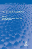 Goals of Social Policy -- Bok 9781000571998