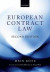 European Contract Law -- Bok 9780192520371