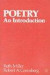 Poetry: An Introduction -- Bok 9780333329856