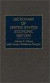 Dictionary of United States Economic History -- Bok 9780313265327
