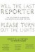 Will The Last Reporter Please Turn Out The Lights -- Bok 9781595585486