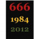 666 1984 2012 -- Bok 9789189229136