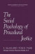 The Social Psychology of Procedural Justice -- Bok 9781489921178