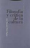 Filosofía y crítica de la cultura