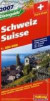 Schweiz Strassenkarte 2007. Transit, Index. Mit Distoguide (Maßstab: 1:303000) (Hallwag-Karten)