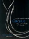 Calculus - a Complete Course Student Manual