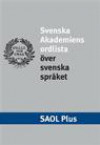 Svenska Akademiens ordlista på CD - SAOL Plus