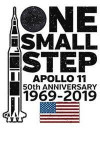 One Small Step Apollo 11 50th Anniversary 1969 - 2019: 50th Anniversary Moon Landing Apollo 11 1969 - 2019 120 Pages 6x9 inch Note Book