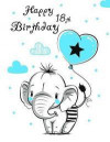 Happy 18th Birthday: Notebook, Journal, Diary, 105 Lined Pages, Cute Elephant Themed Birthday Gifts for 18 Year Old Teenagers, Girlfriend o