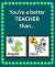 You're a better TEACHER than...: Funny Reasons Why Your Teacher is the Best Fill in the Blanks Book Size 7.5' x 9.25'