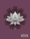 Composition Book: Purple Lotus Flower College Ruled Notebook - Yoga Experience Mindfulness Pain Anxiety Workbook for Tracking Habits Exe