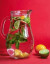 Notebook: Pitcher fruit drink juicy vitamin citrus fruit grapefruit lemon lemonade liquid juice