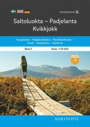 Outdoorkartan Saltoluokta Padjelanta Kvikkjokk : Blad 3 Skala 1: 75 000 -- Bok 9789113105000