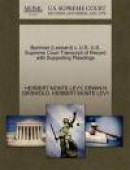 Burtman (Leonard) v. U.S. U.S. Supreme Court Transcript of Record with Supporting Pleadings -- Bok 9781270532316