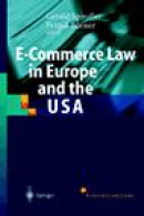 E-commerce Law in Europe and the USA -- Bok 9783540431848