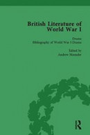 British Literature of World War I, Volume 5 -- Bok 9781138751019