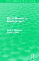 Rural Resource Management -- Bok 9780415712811