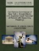 Civil Service Commission of New York v. Snead (Marie) U.S. Supreme Court Transcript of Record with S -- Bok 9781270611462
