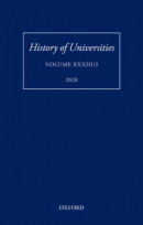 History of Universities Volume XXXIII/2 -- Bok 9780192647221