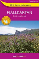BD10 Sareks Nationalpark Fjällkartan : Skala 1:100000 -- Bok 9789158895881