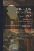 Carmina In Codicibus Scripta -- Bok 9781022601635