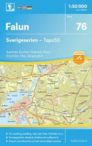 76 Falun Sverigeserien Topo50 : Skala 1:50 000 -- Bok 9789113086392