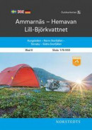 Outdoorkartan Ammarnäs Hemavan Lill-Björkvattnet : Blad 6 Skala 1:75 000 -- Bok 9789113105031