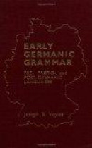 Early Germanic Grammar -- Bok 9780127282701