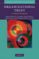 Organizational Trust: A Cultural Perspective (Cambridge Companions to Management) -- Bok 9780521492911