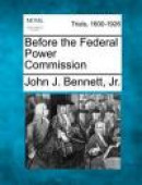 Before the Federal Power Commission -- Bok 9781275557697