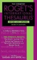 The Concise Roget's International Thesaurus, Revised and Updated, 7th Edition -- Bok 9780061961076
