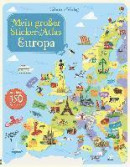 Mein großer Sticker-Atlas: Europa -- Bok 9781782325970