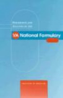 Description and Analysis of the VA National Formulary -- Bok 9780309069861