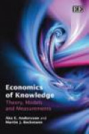 Economics of Knowledge: Theory, Models and Measurement -- Bok 9781847206756