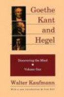 Goethe, Kant, Hegel -- Bok 9780887383700