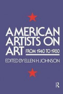 American Artists On Art -- Bok 9780367094782