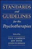 Standards and Guidelines for the Psychotherapies -- Bok 9780802008046