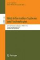 Web Information Systems and Technologies -- Bok 9783642366079