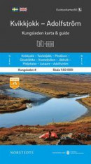 Kvikkjokk Adolfström Kungsleden 4 Karta och guide : Outdoorkartan skala 1:50 000 -- Bok 9789113100883