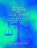 Handbook of Psychology in Legal Context -- Bok 9780470862223