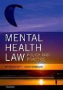 Mental Health Law: Policy and Practice -- Bok 9780199661503