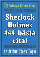 Sherlock Holmes 444 bästa citat om brottsbekämpning -- Bok 9789178630677