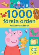 1000 första orden klistermärkesbok med Greta Gris -- Bok 9789179856519