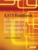 RATS Handbook to Accompany Introductory Econometrics for Finance -- Bok 9780521721684