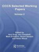 Cccs Selected Working Papers: Volume 2 -- Bok 9780415758727