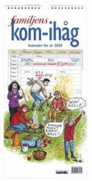 Familjens kom-ihåg-kalender 2020 -- Bok 9789155266271