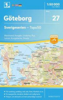 27 Göteborg Sverigeserien Topo50 : Skala 1:50 000 -- Bok 9789113085906