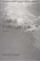 Logical Investigations -- Bok 9780415241908