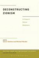 Pt Cp Deconstructing Zionism Pt Cp -- Bok 9781441105943